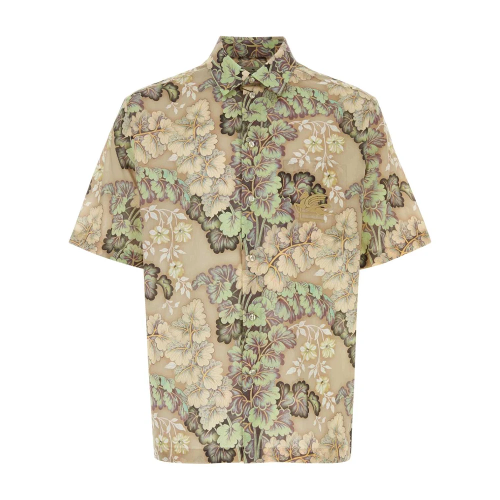 ETRO Stijlvolle Bedrukte Katoenen Shirt Multicolor Heren