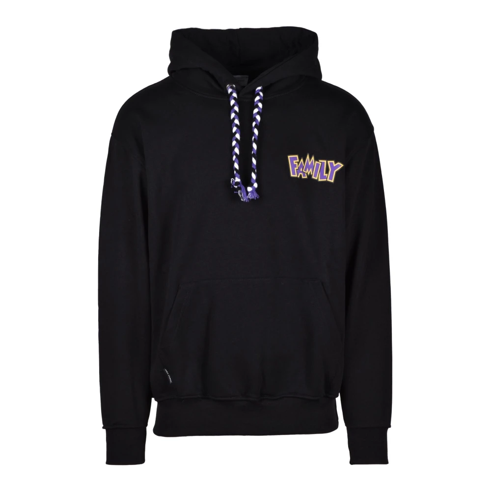 Family First Katoenen Sweatshirt Black Heren