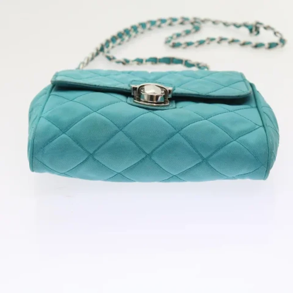 Prada Vintage Pre-owned Fabric prada-bags Blue Dames
