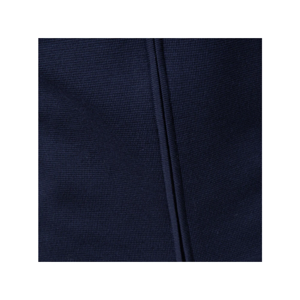 Gran Sasso Navy Rits Ribboord Vest Blue Heren