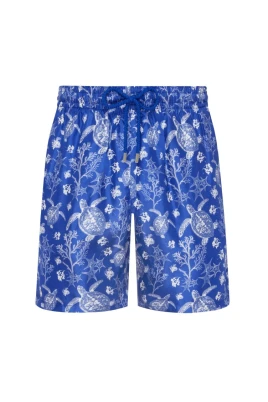 Silk Bermuda Shorts X-Ray Turtles