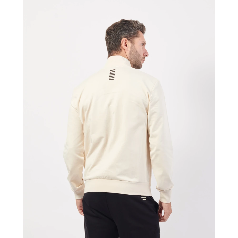 Emporio Armani MultiColour Jurk met Fullzip Sluiting Beige Heren