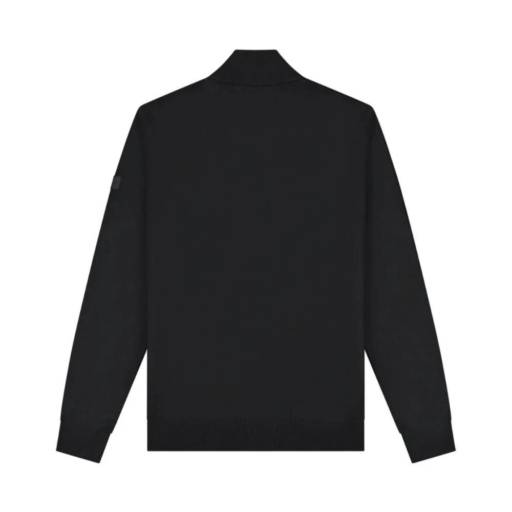 Malelions Zwarte Sweater Mm3-Aw24-09 Herenlions Black Heren
