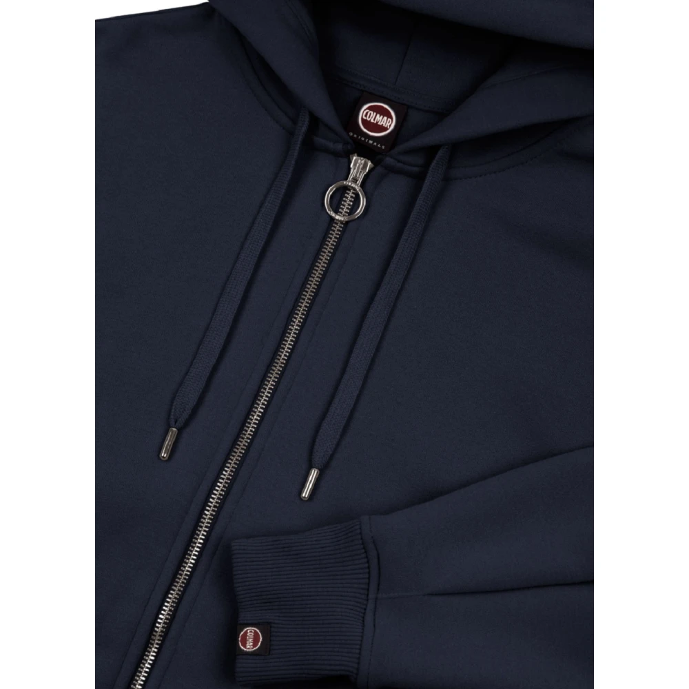 Colmar Blauwe Hoodie Extra Slim Fit Blue Dames