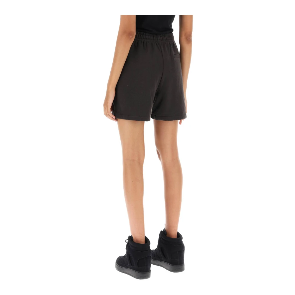 Isabel Marant Étoile Sweatshorts van vervaagd Frans terry Black Dames