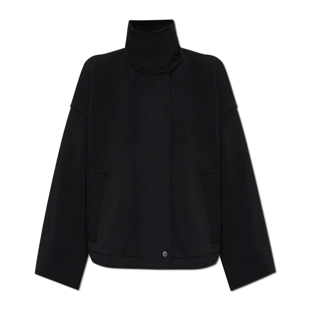 Emporio Armani Jas met opstaande kraag Black Dames