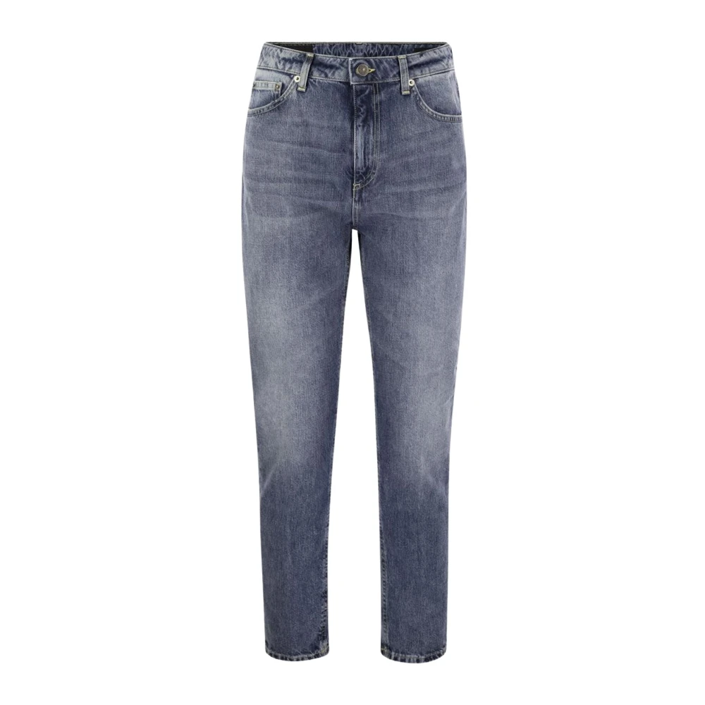 Dondup Vrouw Blauw Jeans Dames, W26, Straight Jeans
