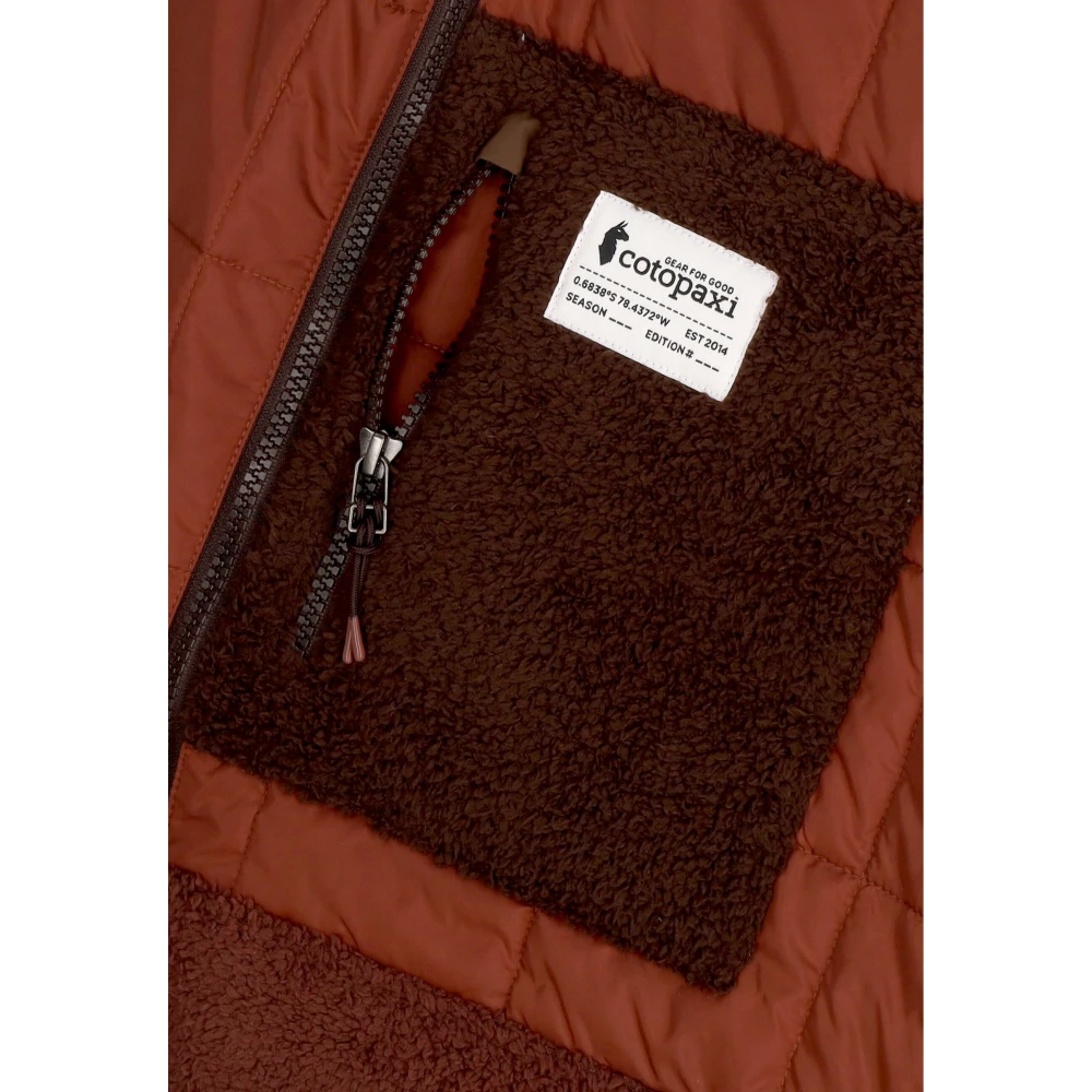 Cotopaxi Hybride Hoodiejas Roestig Kastanje Brown Heren