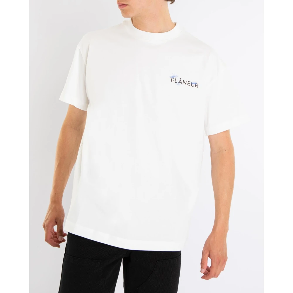 Flâneur Aéronautique White T-Shirt White Heren