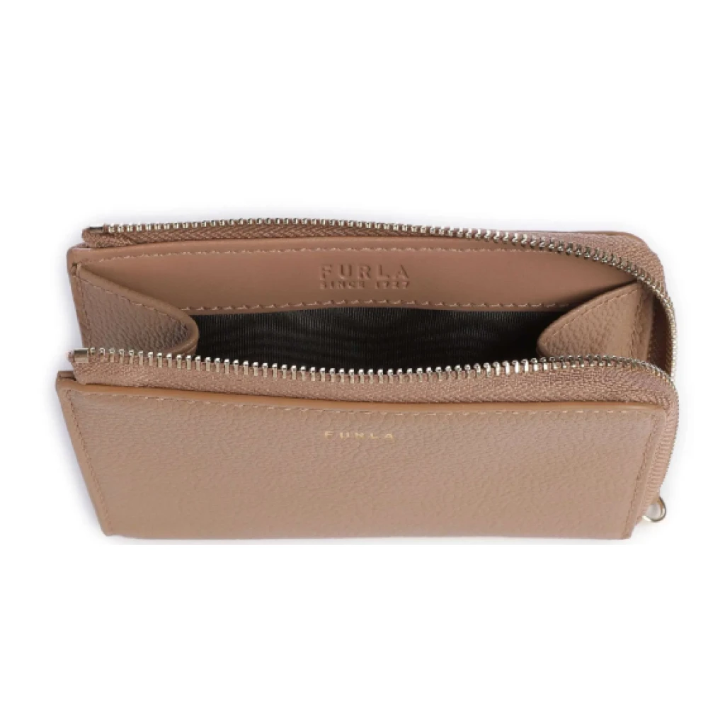 Furla Stijlvolle Portemonnees Collectie Beige Dames