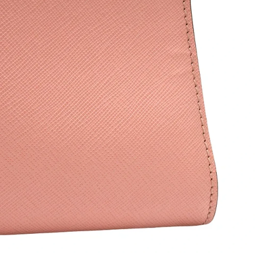 Prada Vintage Pre-owned Leather prada-bags Pink Dames