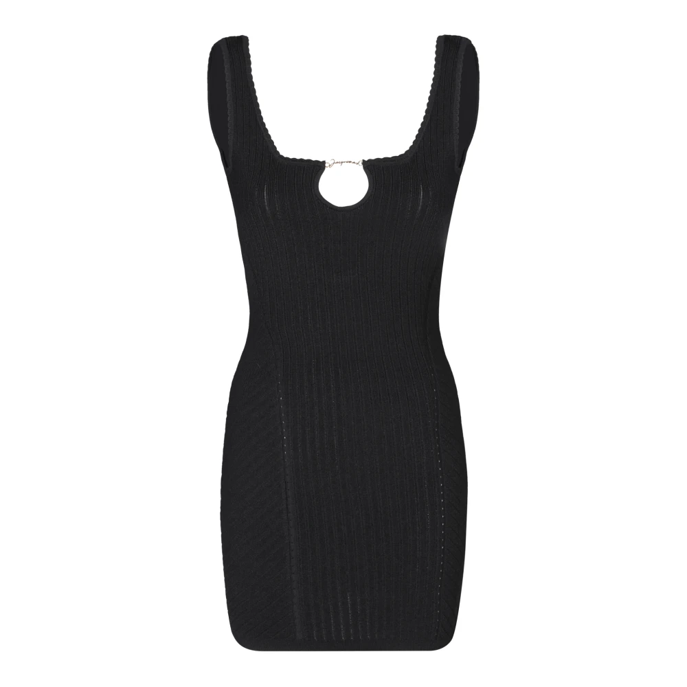 Jacquemus Black Short Dresses, Female, S, Sierra Mini Dress