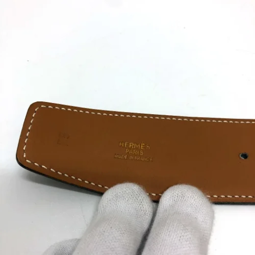 Hermès Vintage Pre-owned Leather belts Blue Heren