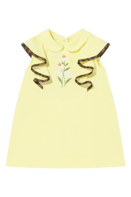 yellow-flower-ruffle-dress-with-embroidery