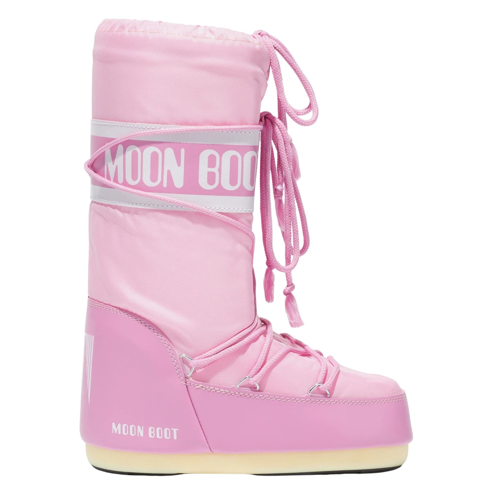 Moon Boot Girls Pink Kids Boots, 27 Eu, Icon Boots