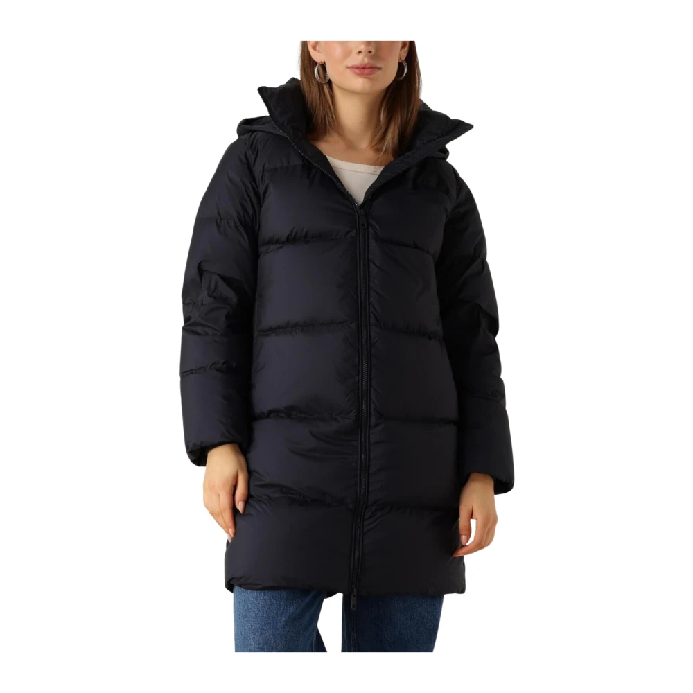 Tommy Hilfiger Navy Down Casual Jas Blue Dames