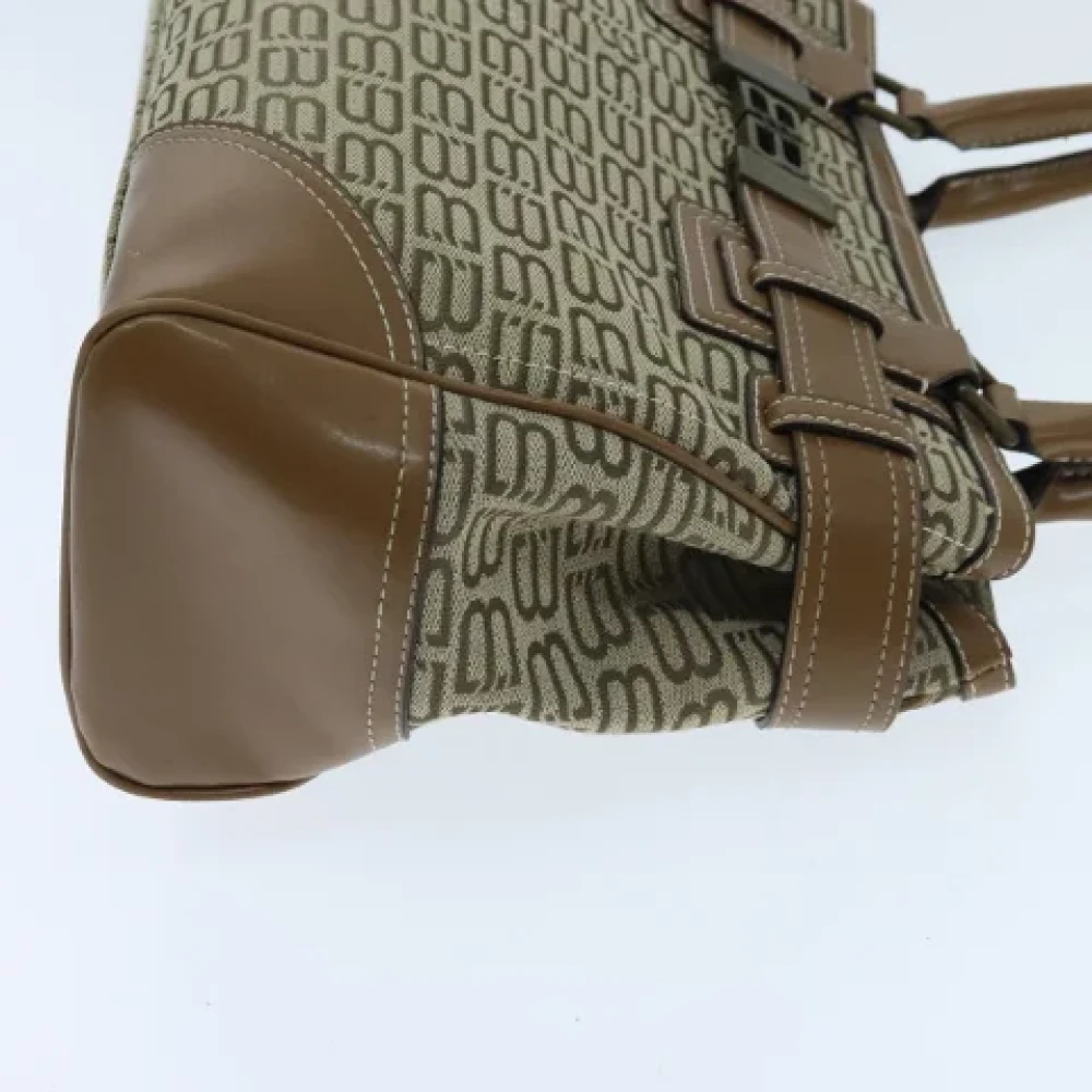 Balenciaga Vintage Pre-owned Canvas balenciaga-bags Beige Dames