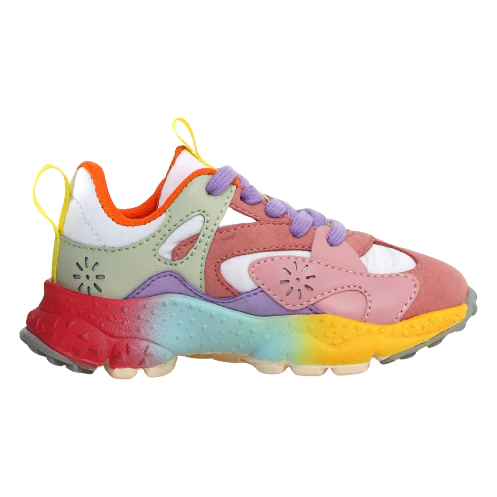 Flower Mountain Unisex Kids Multicolor Kids Saburo Trainers In Multicolour - Kids Sneakers - 35 Eu - Kids