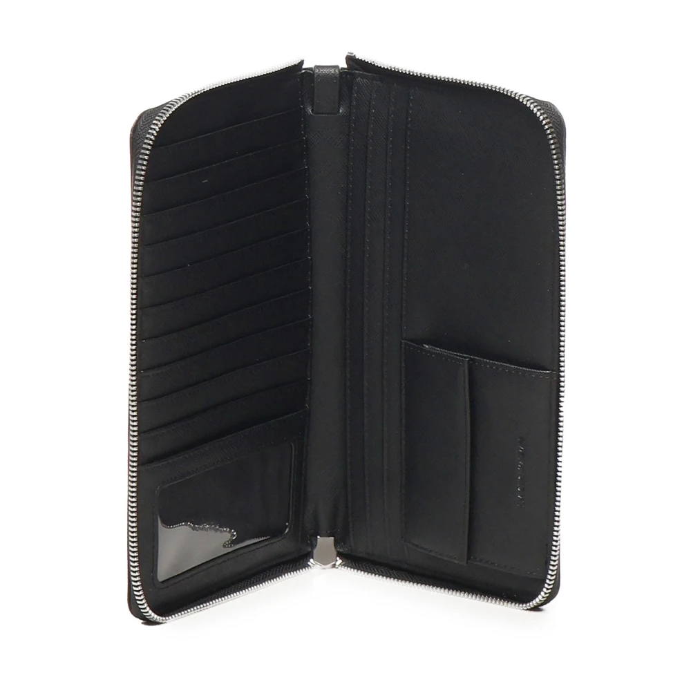 Emporio Armani Zwarte Portemonnee Organizer Black Heren