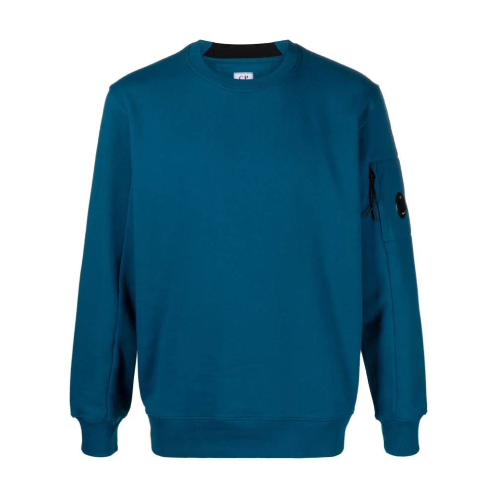 C.P. Company Blauwe Sweatshirt met Zakdetail Blue Heren