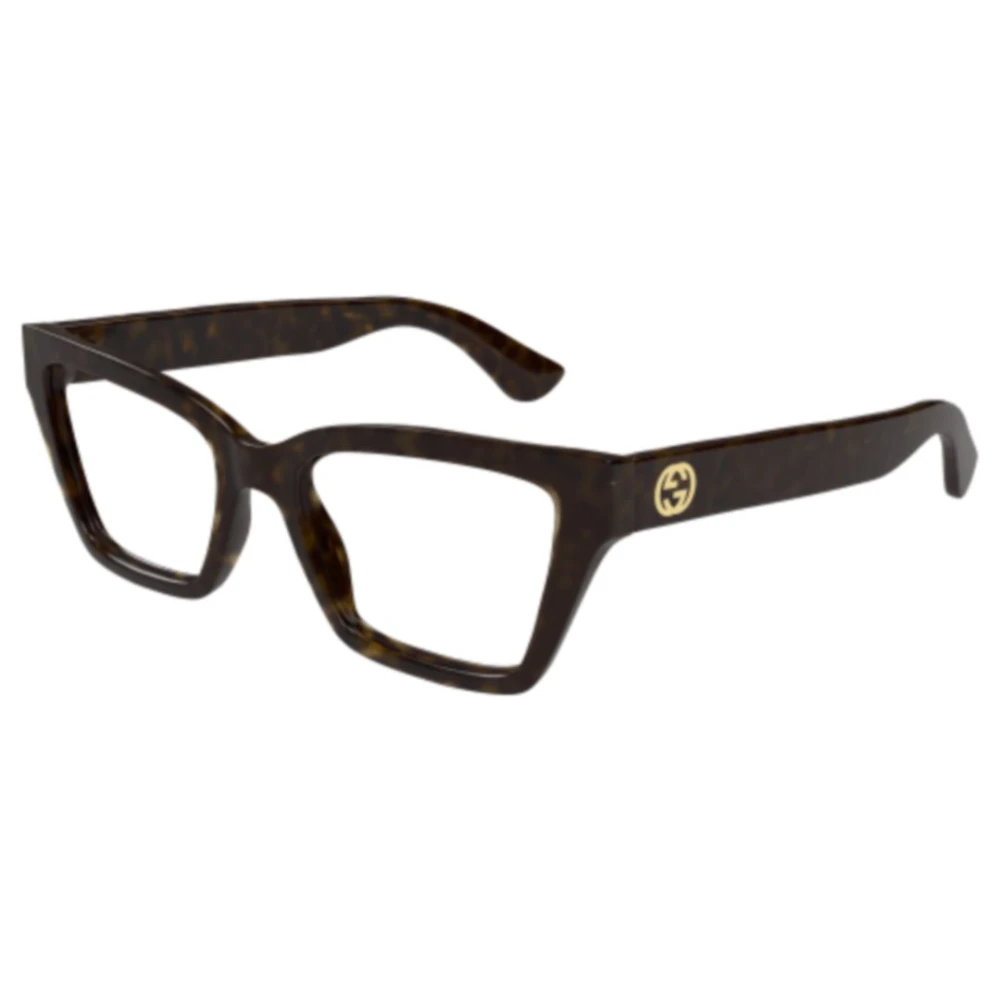 Gucci Unisex Brown Glasses, 53 Mm, Cat Eye Frame