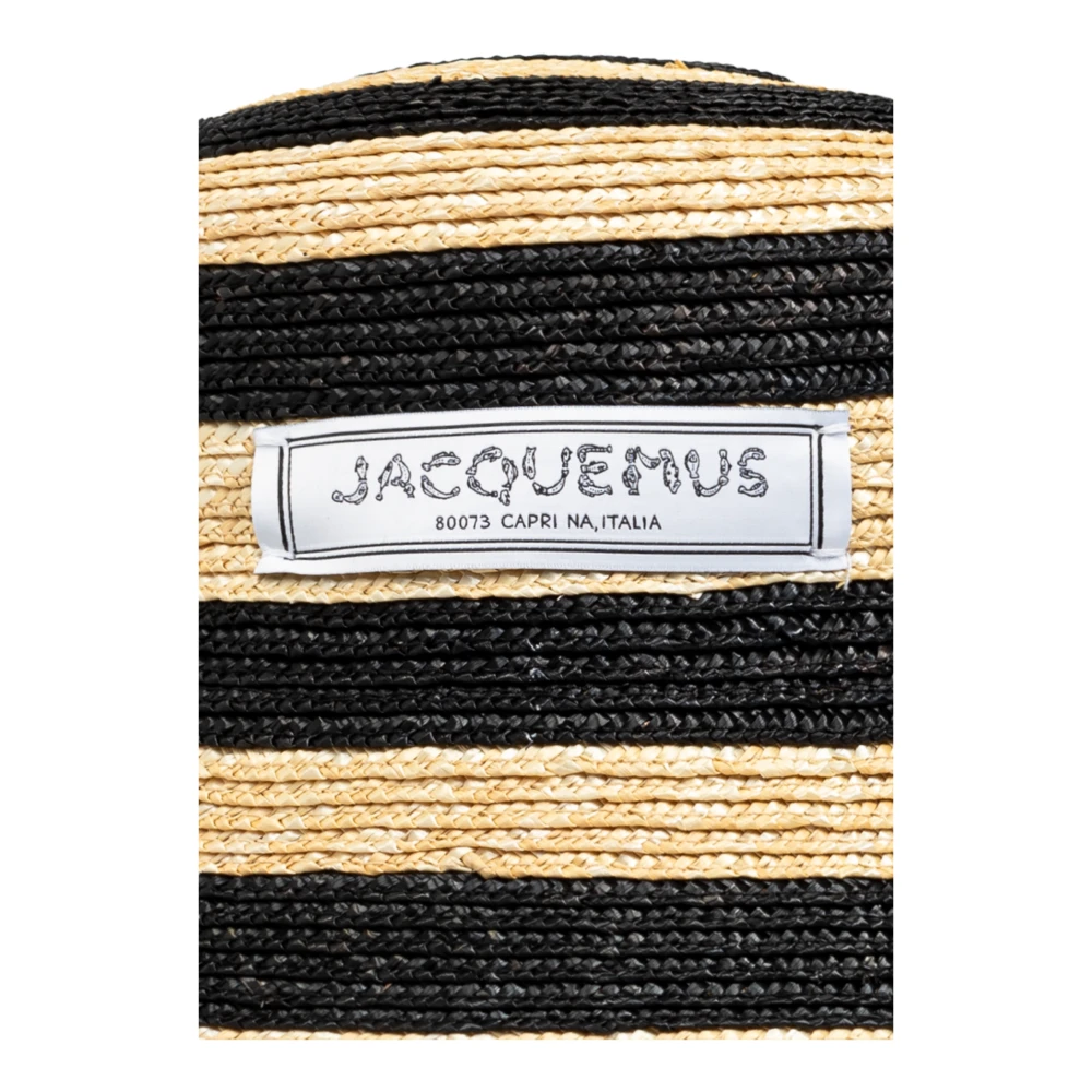 Jacquemus Hoed met logo Beige Unisex