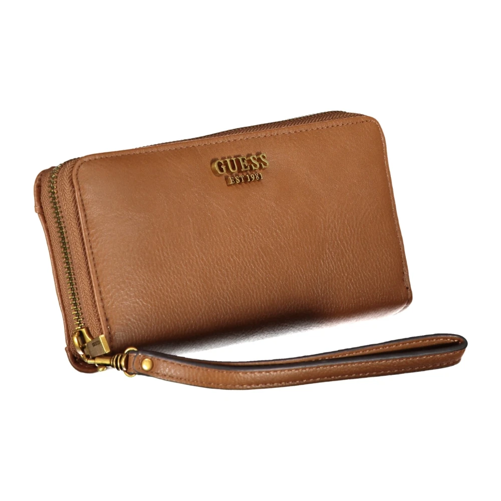 Guess Bruine damesportemonnee met ritssluiting Brown Dames