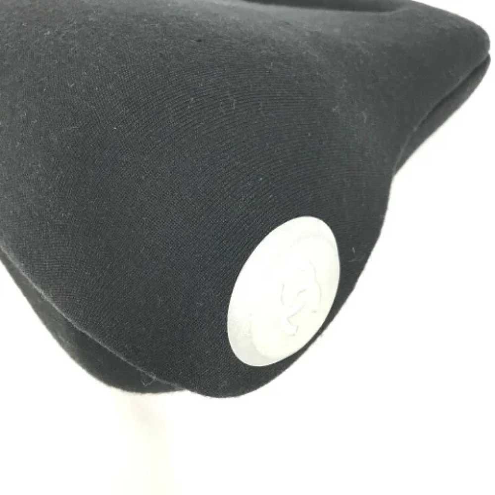 Chanel Vintage Pre-owned Wool chanel-bags Black Dames