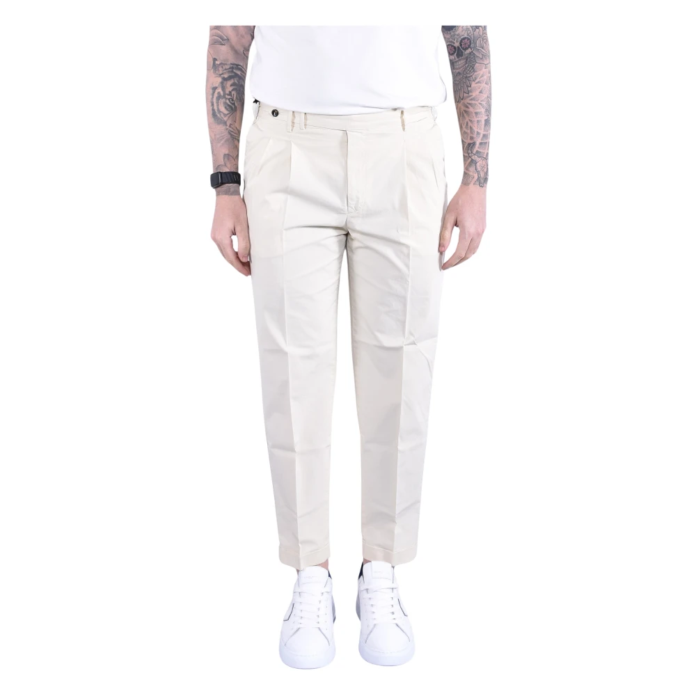 Pt Torino Uomo Bianco Pantaloni, Xl, New,