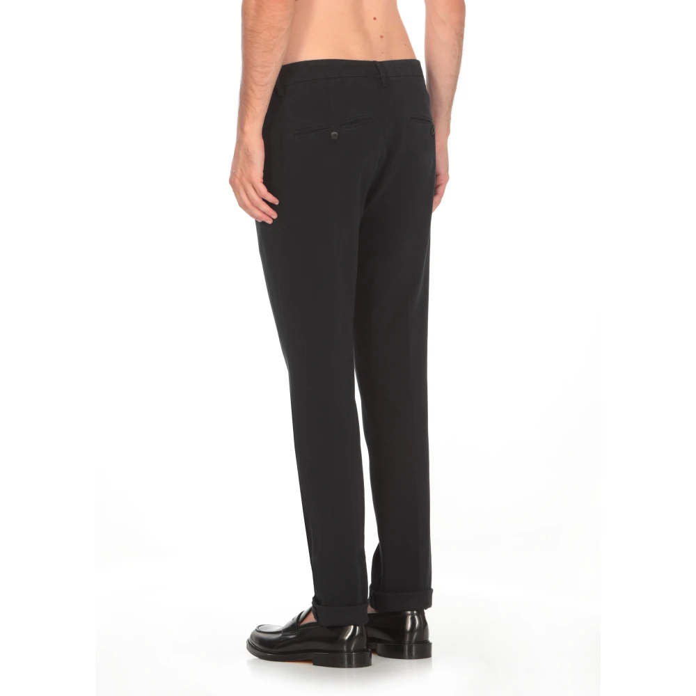 Dondup Blauwe Katoenen Broek met Zakken Blue Heren