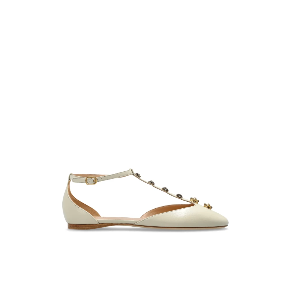 Chloé Donna Beige Scarpe, 36 Eu, New,