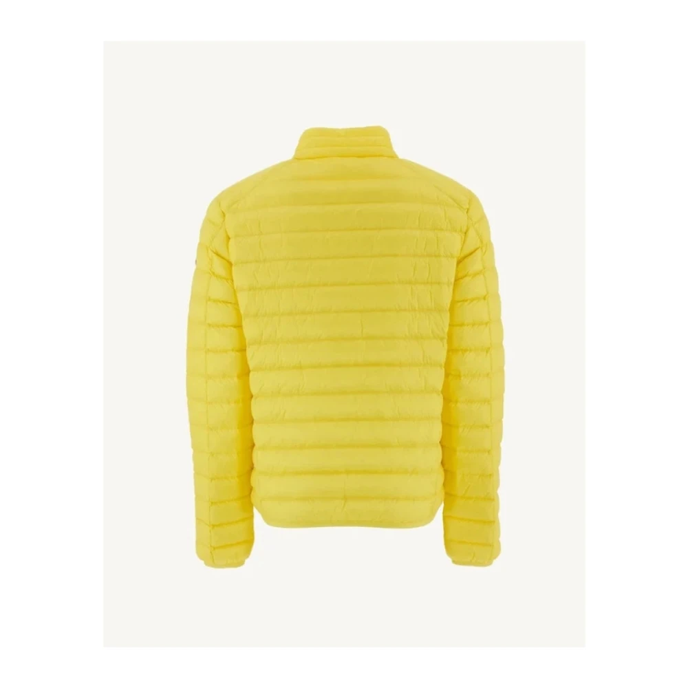 Jott Lichte getailleerde donsjack Geel Yellow Heren