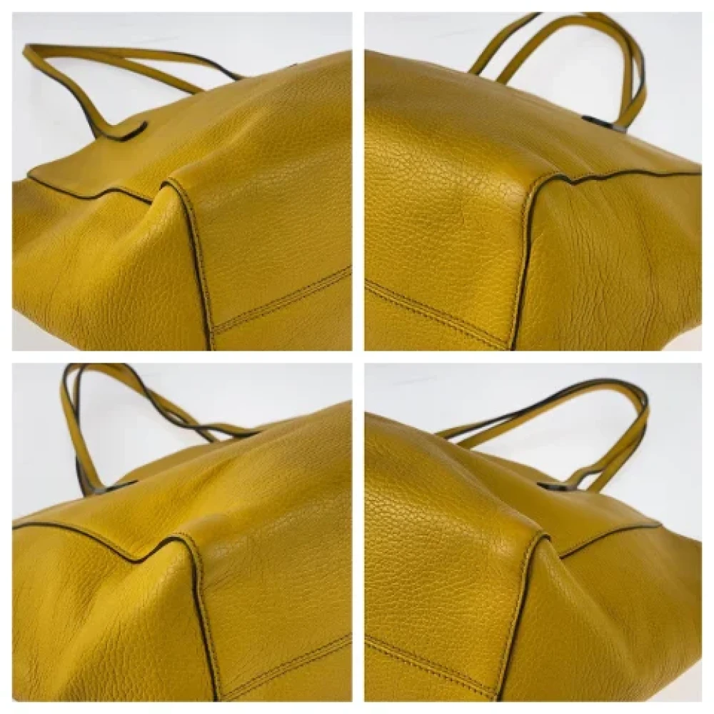 Gucci Vintage Pre-owned Leather gucci-bags Yellow Dames