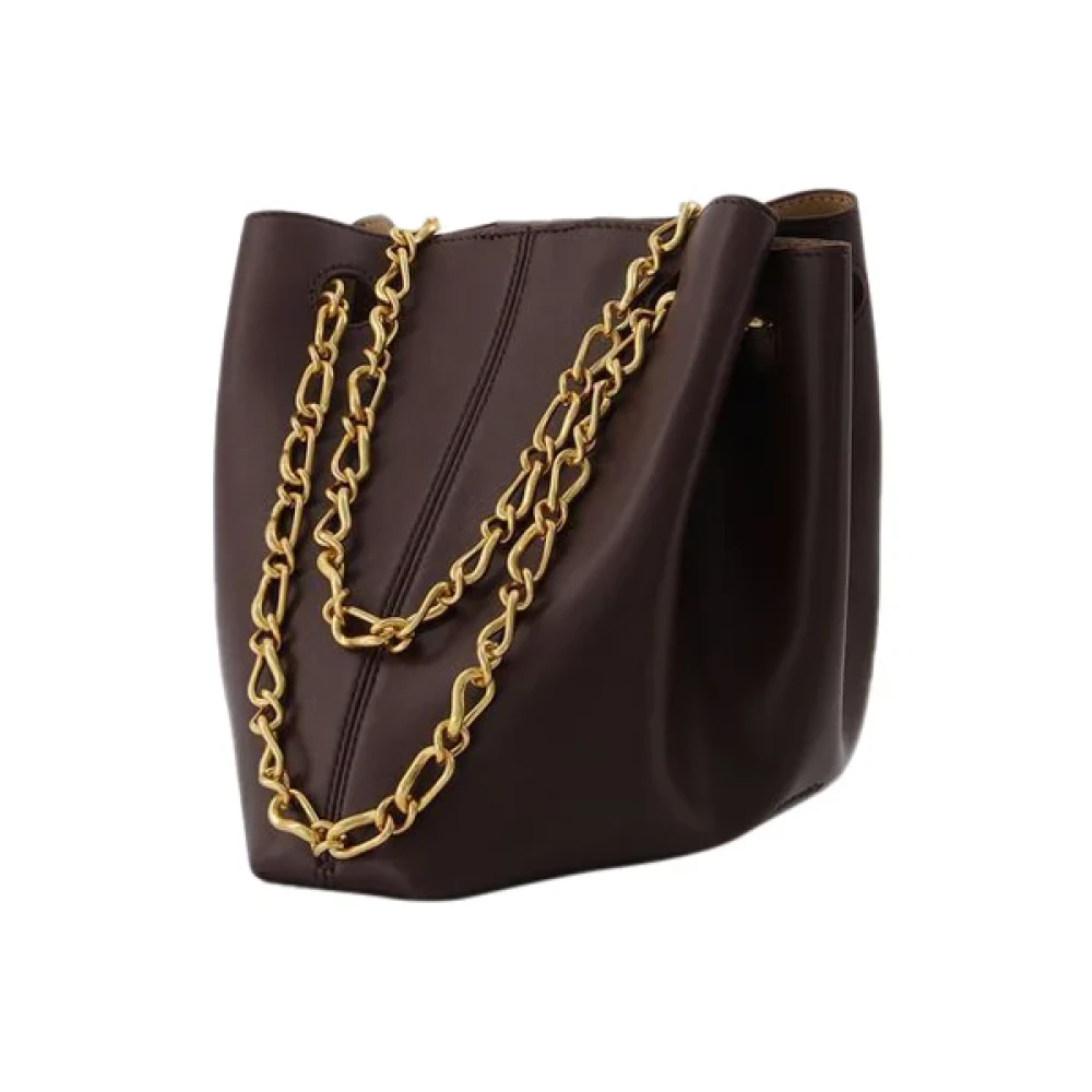 Nanushka Leather handbags Brown Dames
