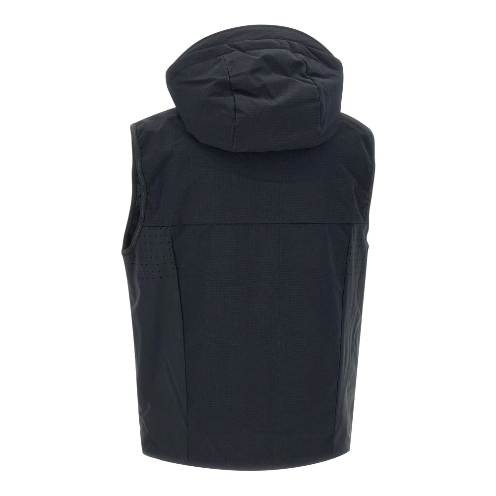 Napapijri Zwart Gilet Jas Waterdicht Lichtgewicht Black Heren