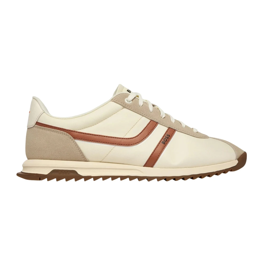 Hugo Men's Beige Sneakers, 11 Uk, Zayn Trainers