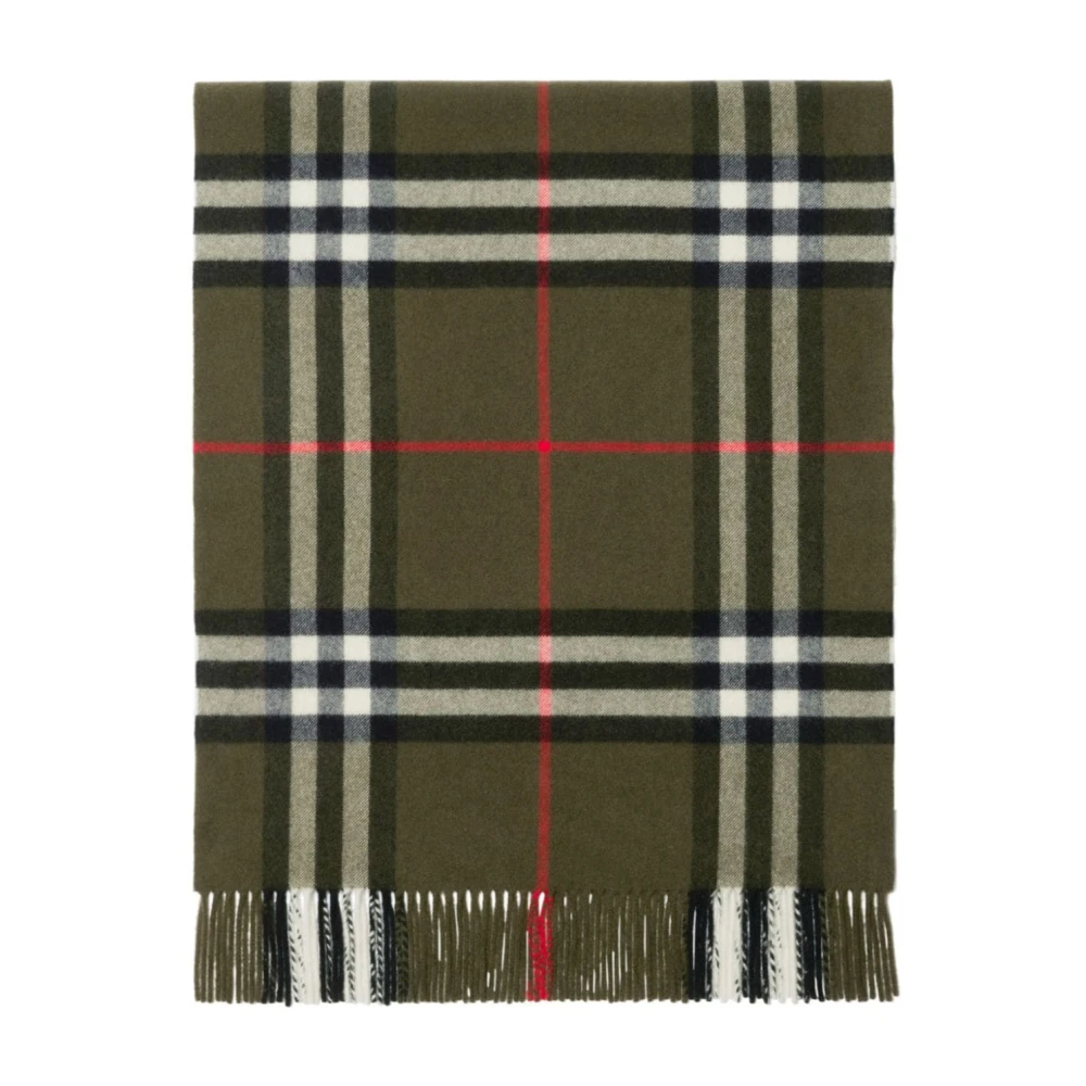 Burberry Stijlvolle Sjaals Collectie Green Heren