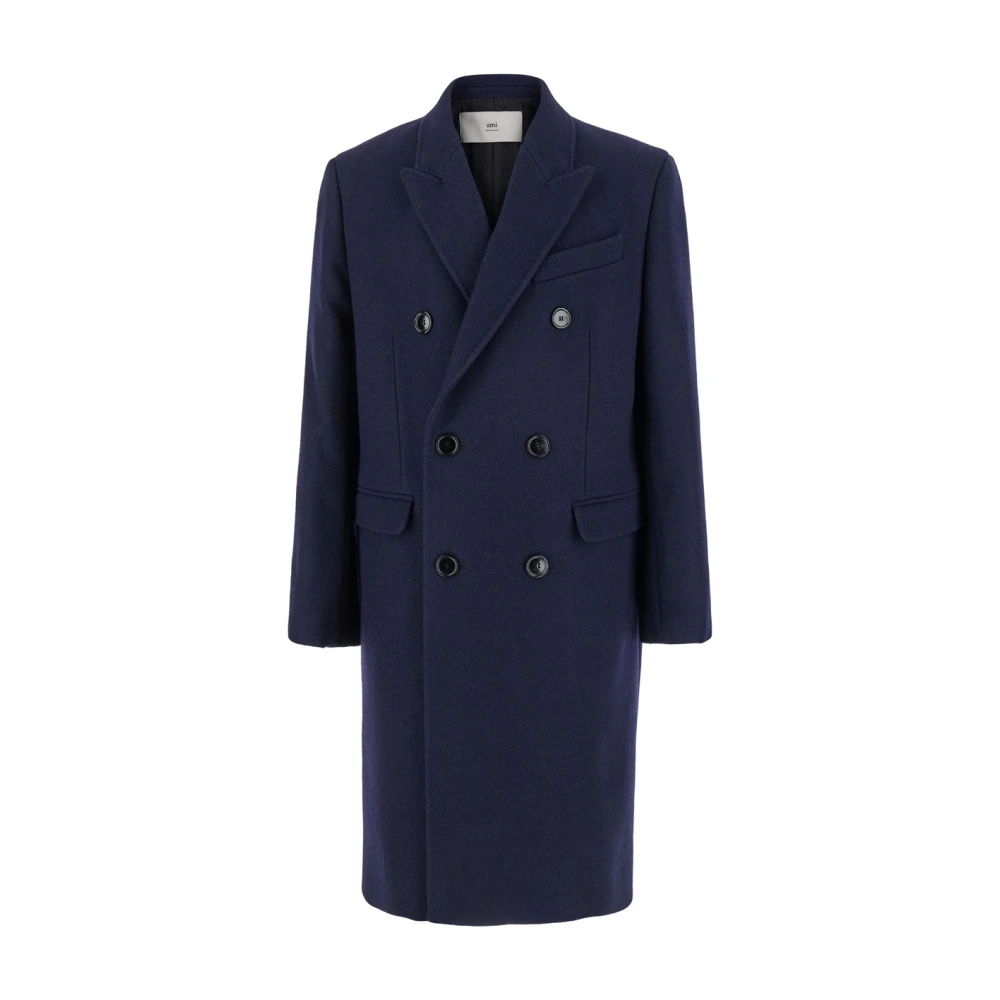 Coats > Double-Breasted Coats - - Ami Paris - Modalova