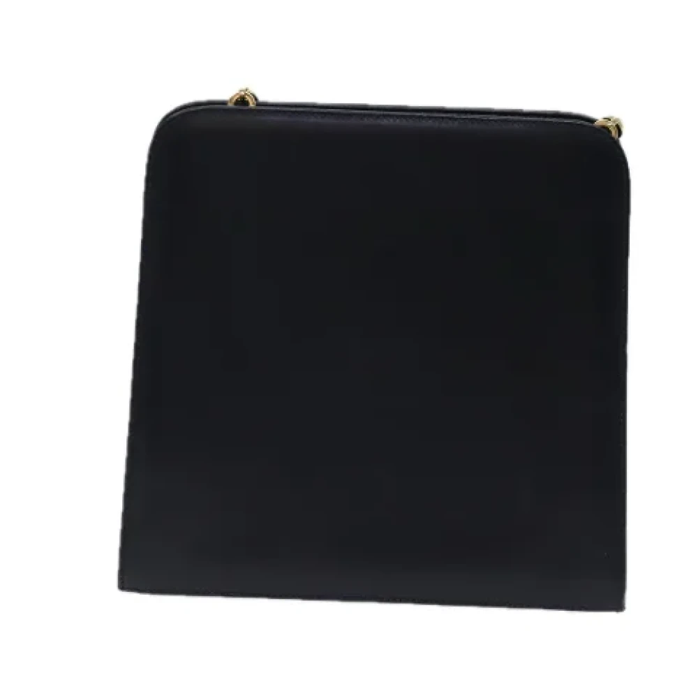 Salvatore Ferragamo Pre-owned Leather shoulder-bags Blue Dames