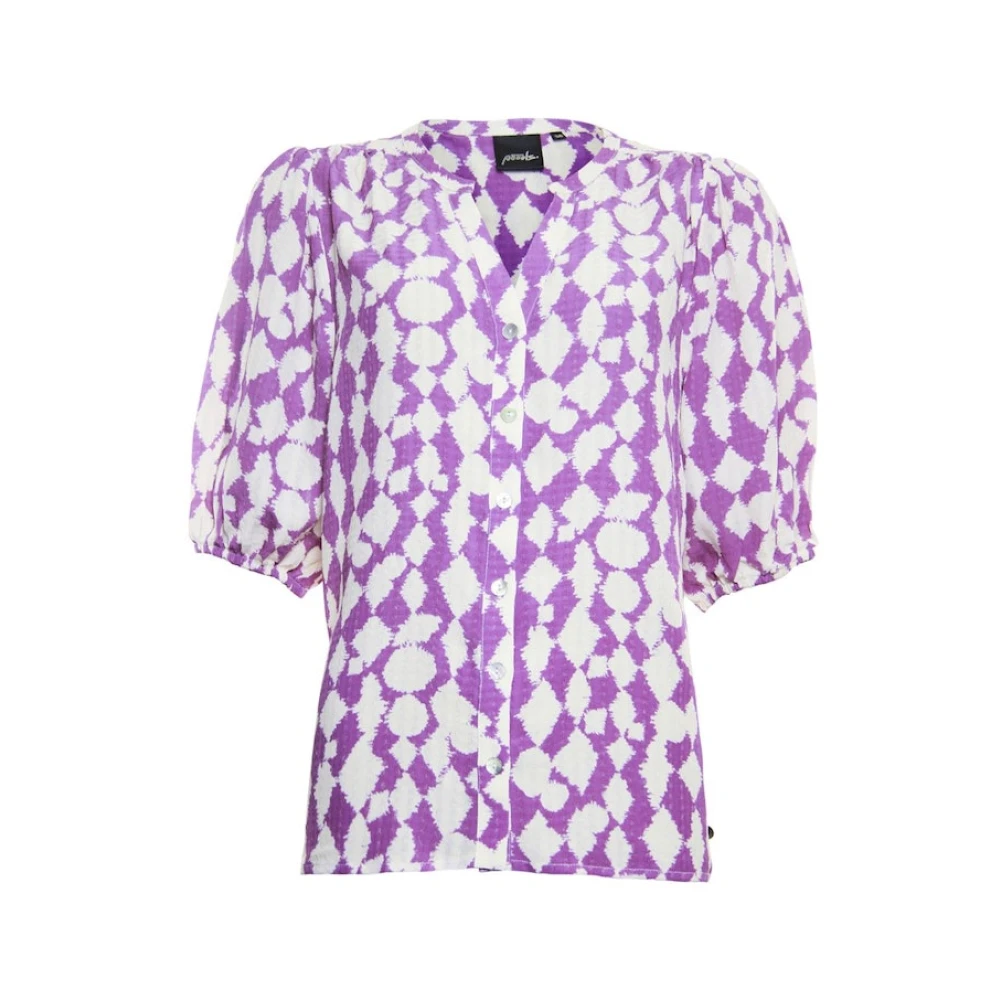 Poools blouse 323103 E3110 Purple Dames