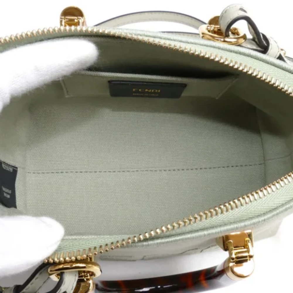 Fendi Vintage Pre-owned Fabric fendi-bags Green Dames