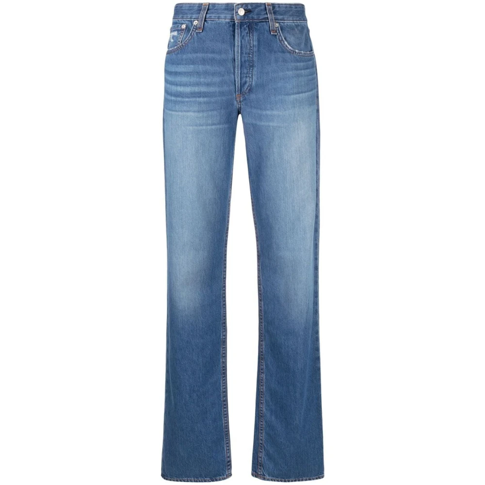 Rag & Bone Blauwe Straight Jeans Casual Stijl Blue Dames