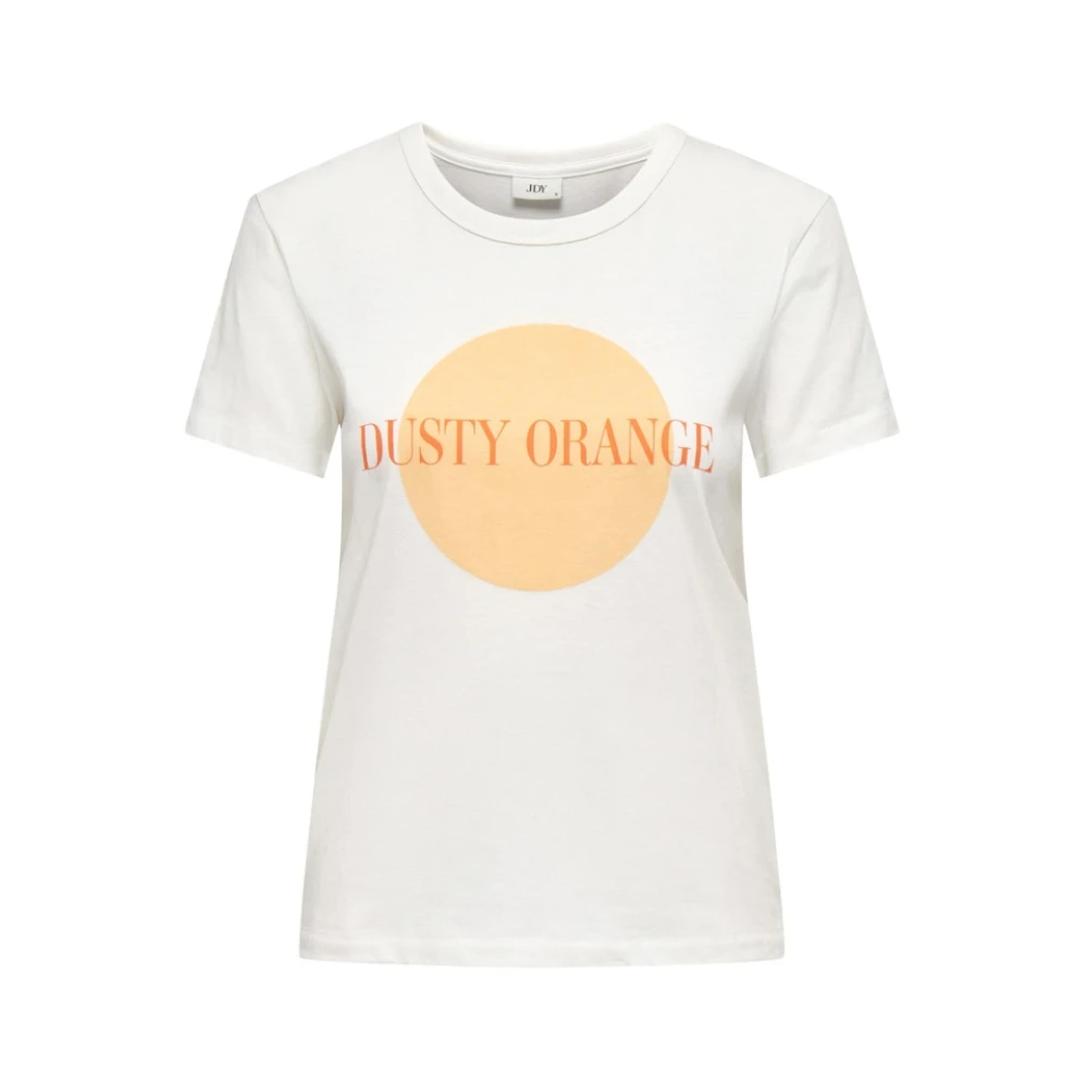 Jacqueline de Yong T-Shirts White Dames