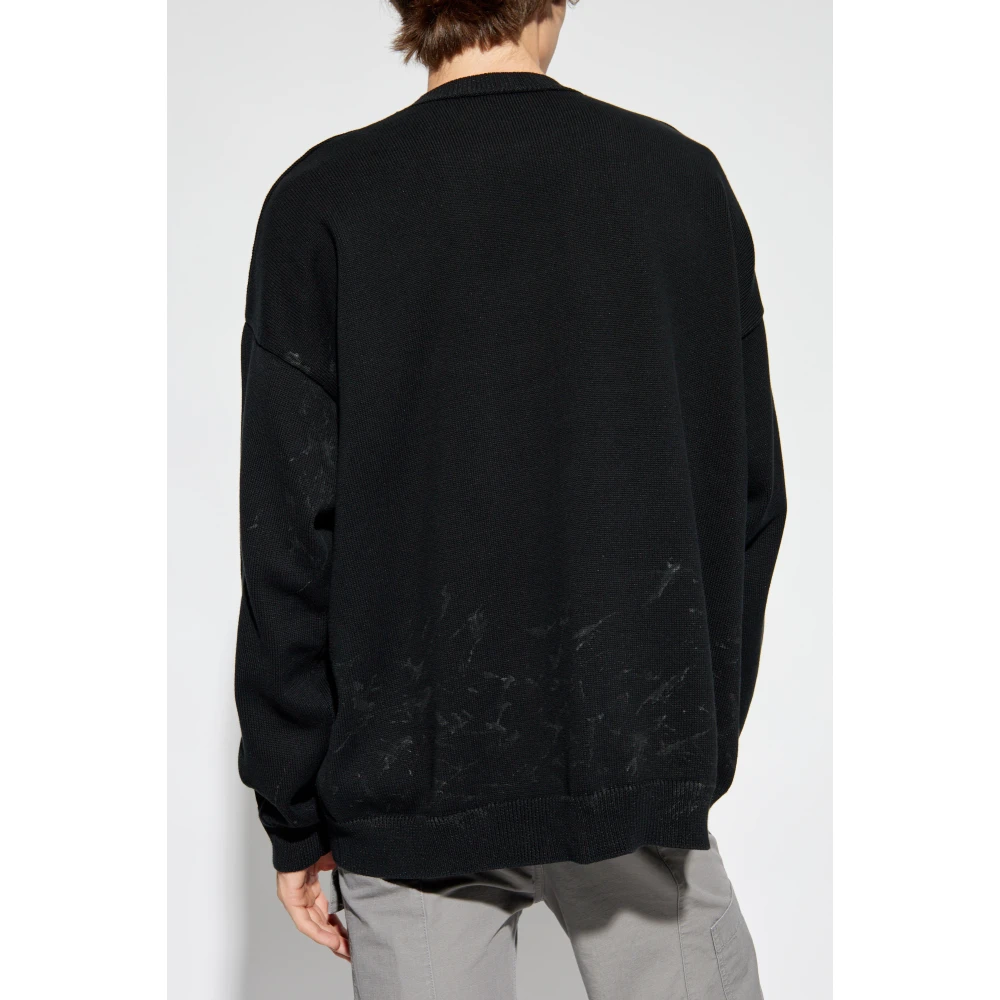 Balenciaga Trui met logo Black Heren