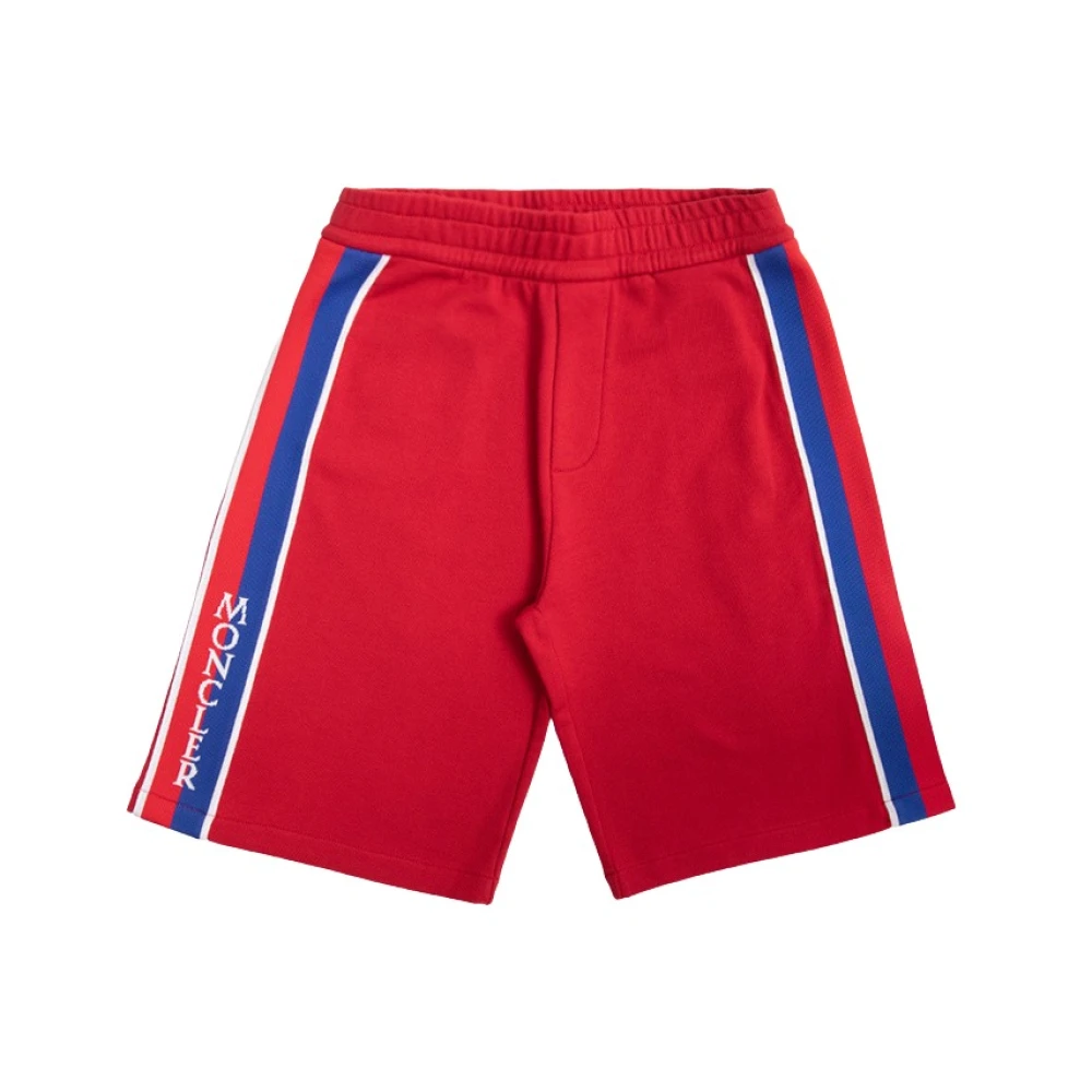 Moncler Shorts med logotyp Red, Unisex