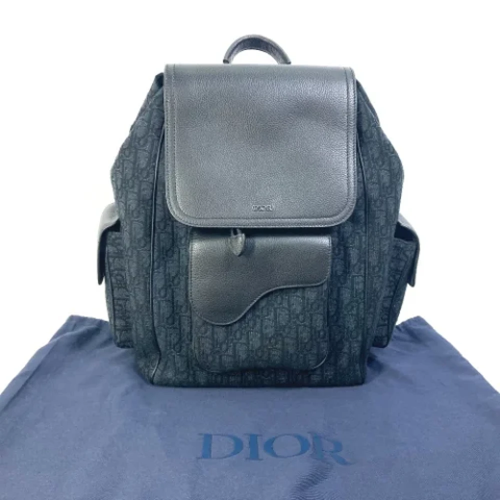 Dior Vintage Pre-owned Fabric dior-bags Blue Dames