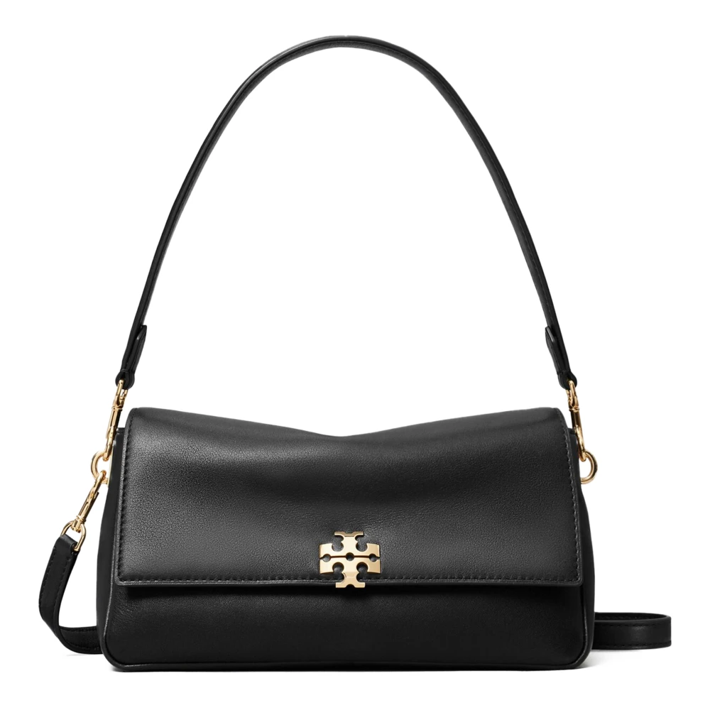 Tory Burch Women's Black Shoulder Bags, One Size, Small Charlie Shoulder Bag
