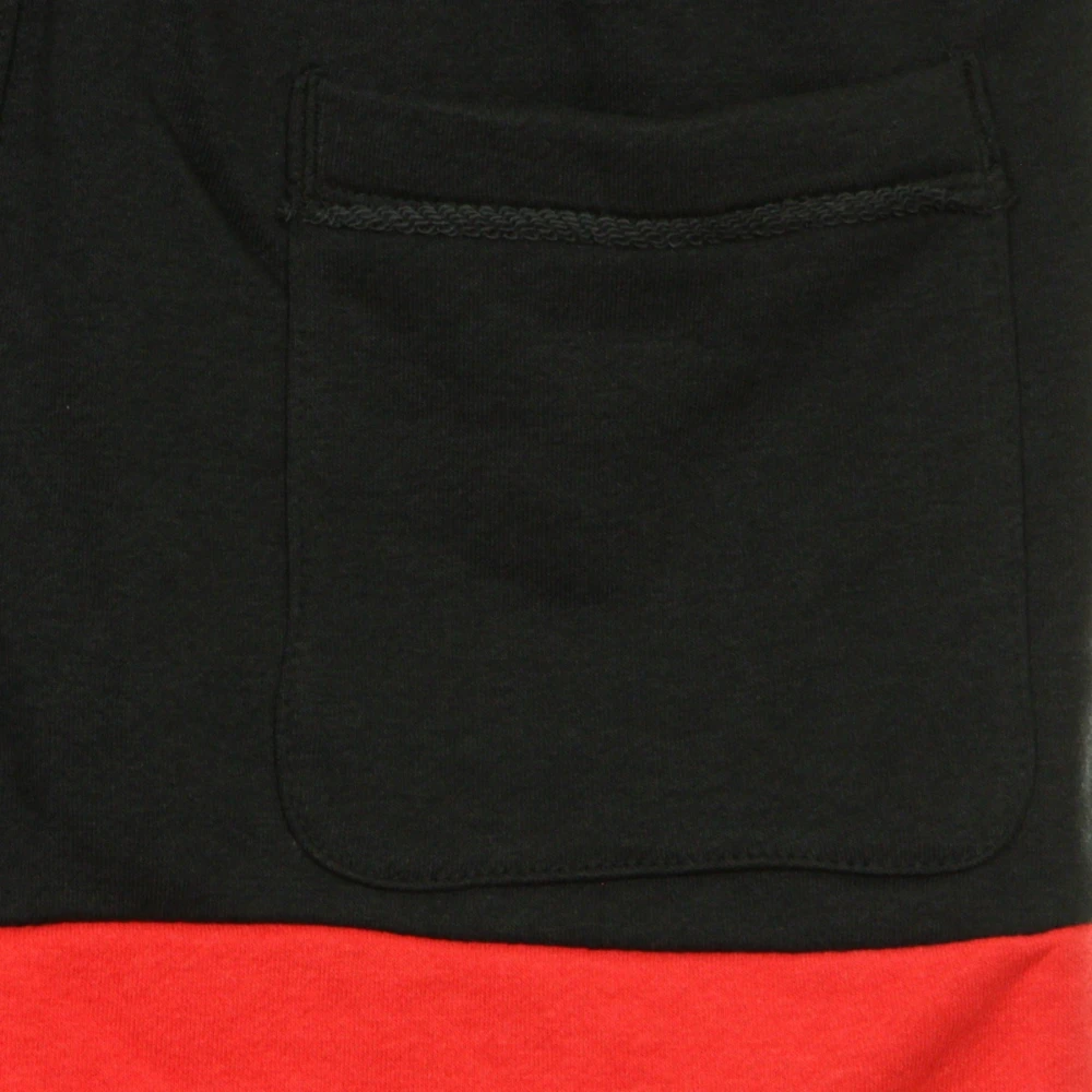 Nike Zwarte University Red en Witte Trainingsbroek Short Multicolor Heren