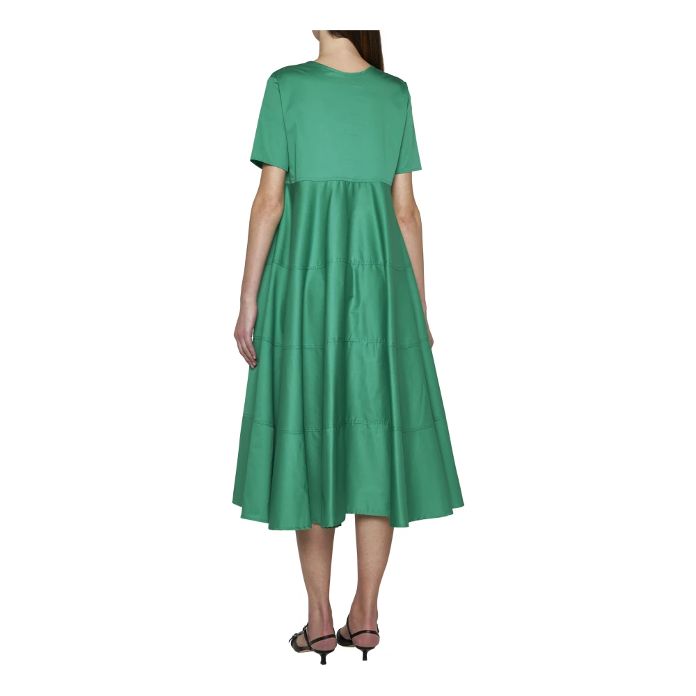 Blanca Vita Elegante jurk met tasche ruota b Green Dames