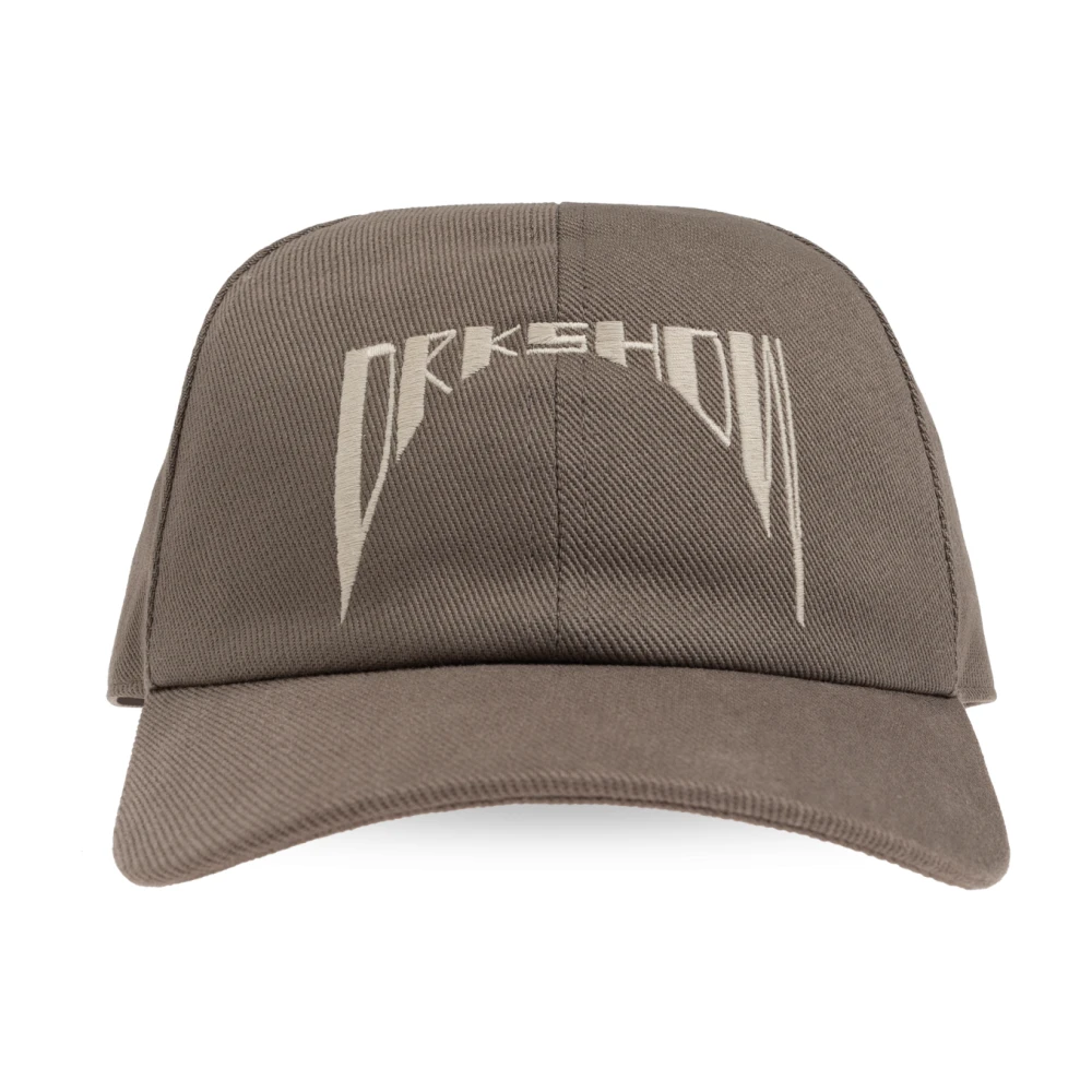 Rick Owens Baseball Cap Gray Heren